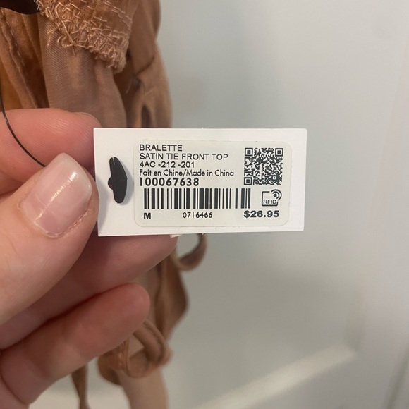 Dynamite cropped front tie shirt - Picture 4 of 4